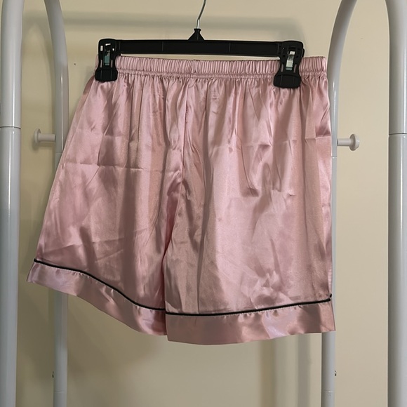 Womens Silk Satin Pajamas - Picture 6 of 7